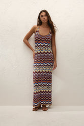 Elisa Maxi Dress Cadaquès Stripe