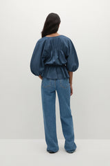 Sigrid Top Vintage Navy - Final Sale