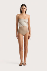 Reyes Bikini Bottom Taupe - Final Sale