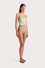 Reyes Bikini Bottom Taupe - Final Sale