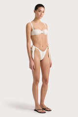 Costa Bikini Bottoms White - Final Sale