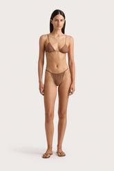 Elea Bikini Bottom Oliander Cocoa - Final Sale