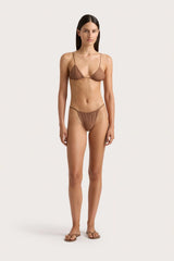 Elea Bikini Top Oliander Cocoa - Final Sale