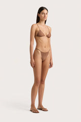 Elea Bikini Top Oliander Cocoa - Final Sale