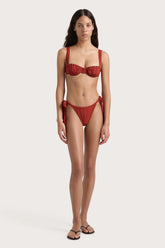 Costa Bikini Bottoms Garnet - Final Sale