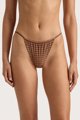Elea Bikini Bottom Oliander Cocoa - Final Sale
