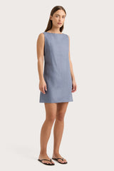 Nazarit Mini Dress Cornflower Blue - Final Sale