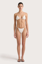 Gianni Crochet Bikini Top White - Final Sale