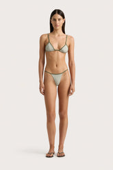 Manon Bikini Top Oliander Khaki - Final Sale