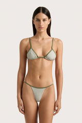 Manon Bikini Top Oliander Khaki - Final Sale