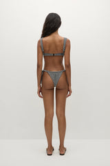 Sol Bikini Top Seersucker Gingham - Final Sale