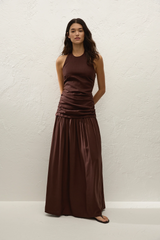 Tali Maxi Dress Carob - Final Sale
