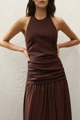 Tali Maxi Dress Carob - Final Sale