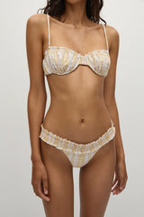 Esterel Bikini Bottom Piato Check - Final Sale