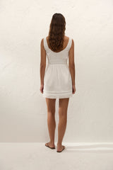 Juliet Mini Dress White - Final Sale