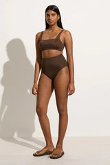 Zizi Bikini Top Coffee - Final Sale