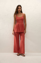 Syna Pant Dusty Tomato - Final Sale
