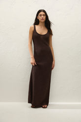 Florence Maxi Dress Carob - Final Sale