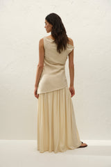 Roma Maxi Dress Panna - Final Sale