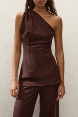 Agua Top Carob - Final Sale