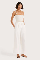 Stevie Trouser White
