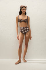 Afonso Bikini Bottom Cioccolato Dot