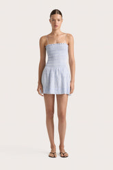Geriba Mini Dress Leilani Mid Blue - Final Sale