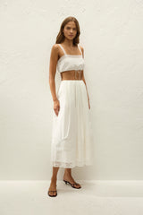 Renee Top Ixora Lace White