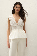 Hedda Top White - Final Sale