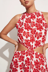 Trapani Midi Dress La Presa Floral Print - Final Sale