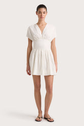 Auve Mini Dress White - Final Sale