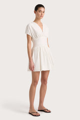 Auve Mini Dress White - Final Sale