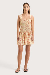 Yerres Mini Dress Blossom Yellow - Final Sale