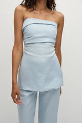 Boe Tunic Top Sky Blue - Final Sale