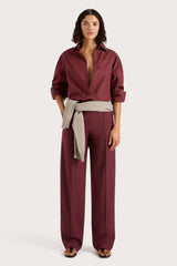 Vieste Shirt Bordeaux - Final Sale