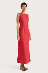Lydie Maxi Dress Red - Final Sale