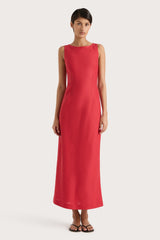 Lydie Maxi Dress Red - Final Sale