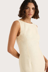 Lydie Maxi Dress Butter - Final Sale