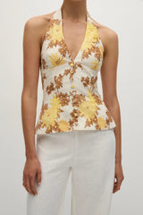 Marie Top Midsummer Floral - Final Sale