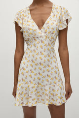 Alba Mini Dress Hazy Rose Canary - Final Sale