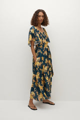Belen Maxi Dress Nora Floral Navy - Final Sale