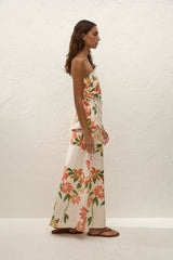 Eleanore Strapless Top Jardines Floral - Final Sale