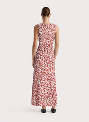 Jardin Midi Dress Leilani Red - Final Sale