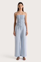 Freja Pant Blue Pinstripe - Final Sale
