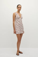 Mela Mini Dress Hazy Rose Deep Red - Final Sale