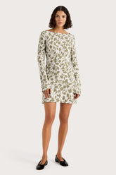 Lilou Mini Dress Poplar Sage - Final Sale