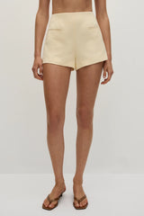 Florine Mini Shorts Butter - Final Sale