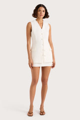 Eloise Vest White - Final Sale