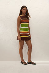 Jacie Mini Dress Valencia Stripe