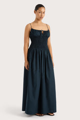 Claude Maxi Dress Navy - Final Sale